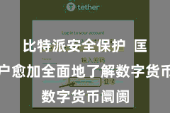 比特派安全保护  匡助用户愈加全面地了解数字货币阛阓