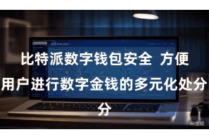 比特派数字钱包安全  方便用户进行数字金钱的多元化处分